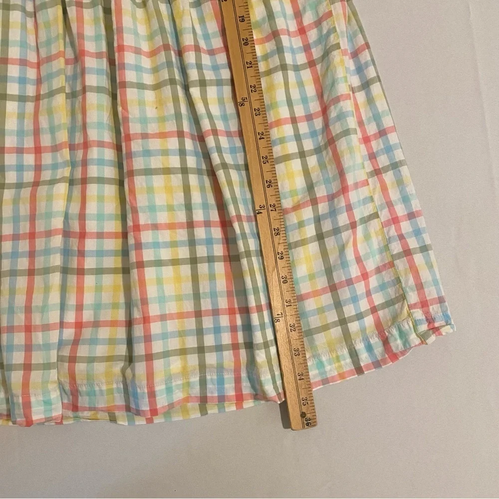 Thereabouts Sz L 14.5 Girls Colorful Plaid Kids Dress